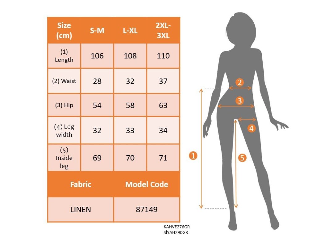 Kadın Yüksek Bel Lastikli Ithal Krep Pantolon