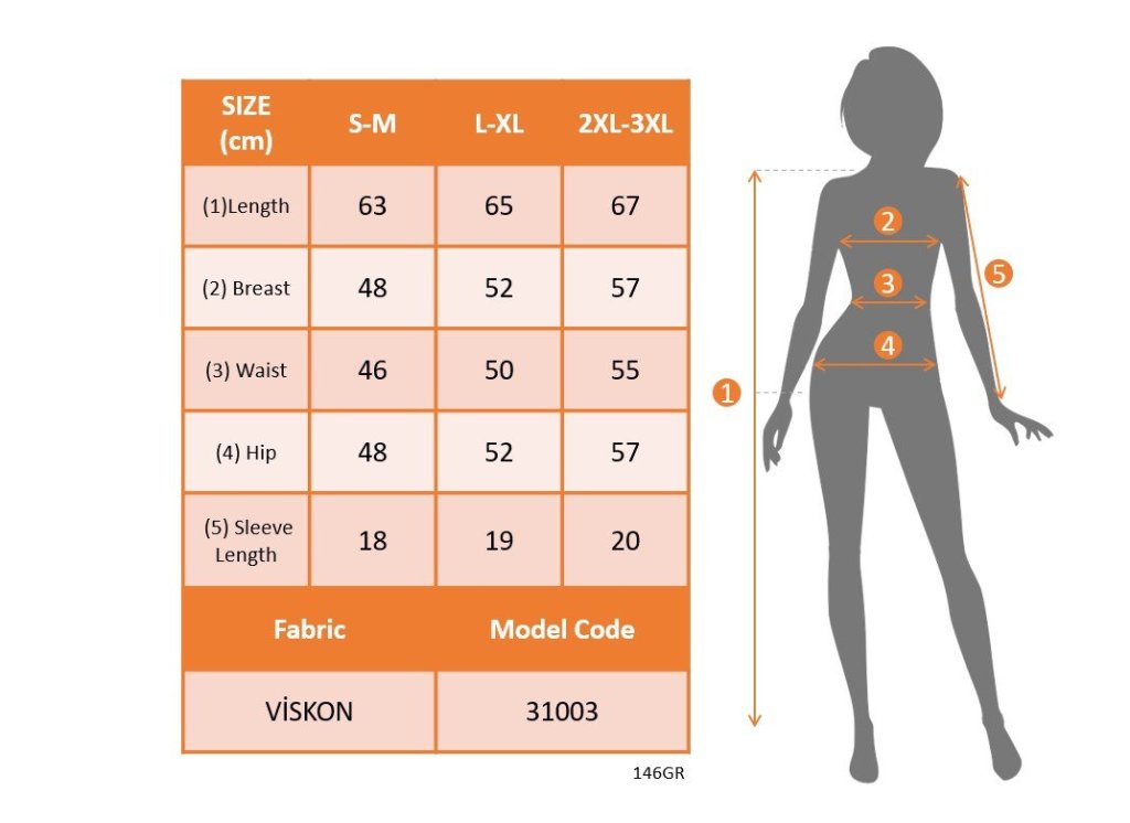 Kadın Kısa Kollu V Yakalı Viskon Bluz