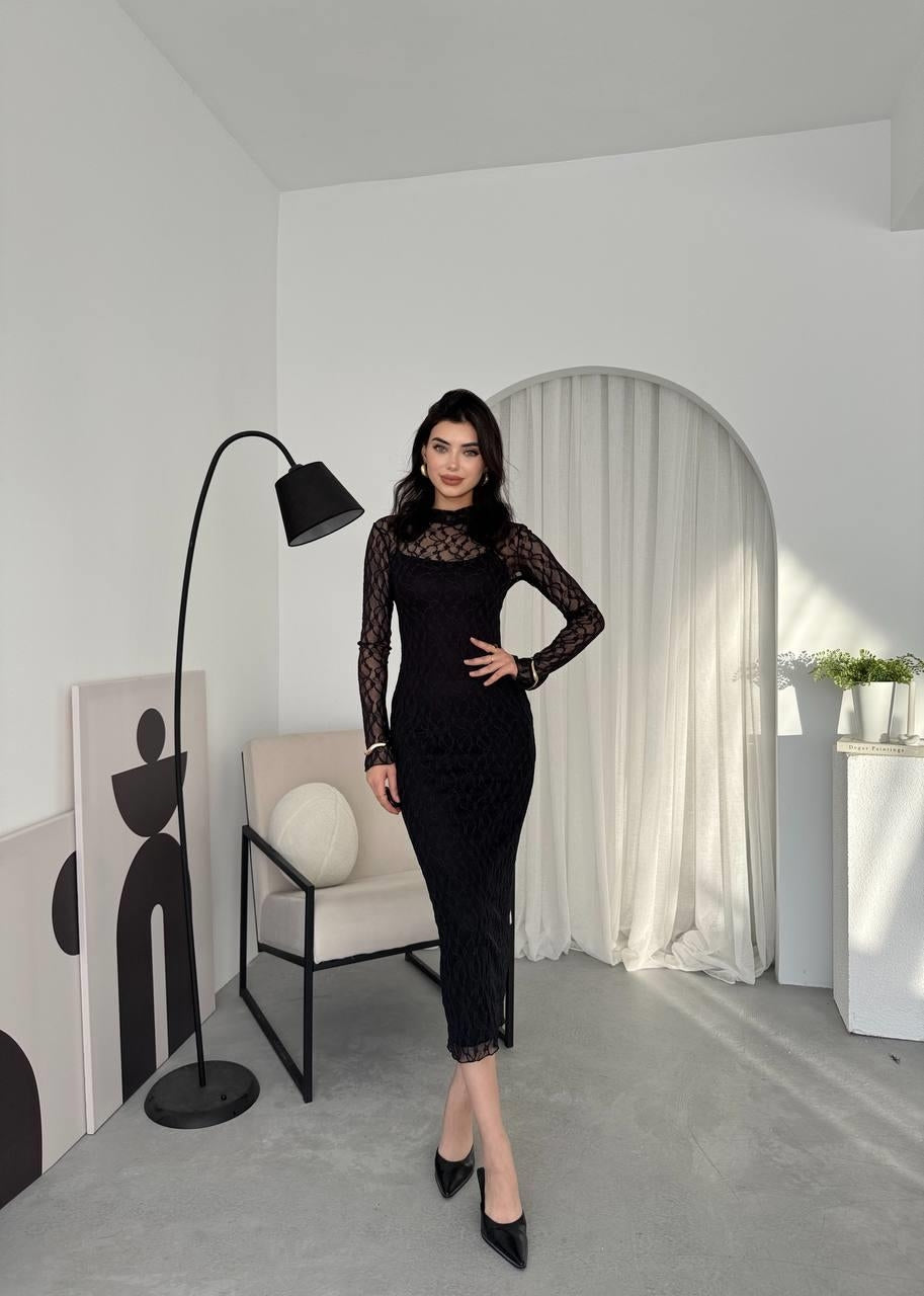 Vedo Çiçek Detaylı Elbise