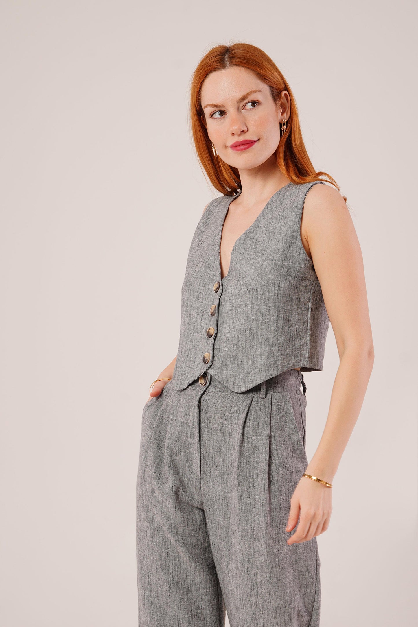 Kırçıllı Desen Antrasit Takım