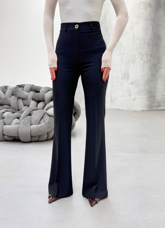 230 Gr Poly Viscose Full Lycra İspanyol Paça Pantolon