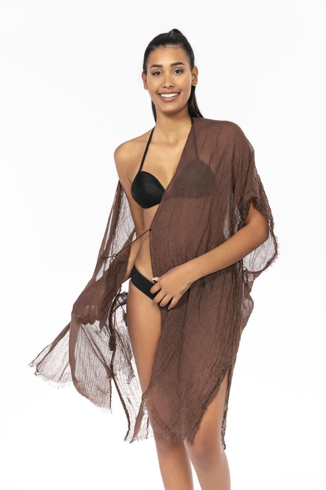 13479-2 Kahverengi Pareo