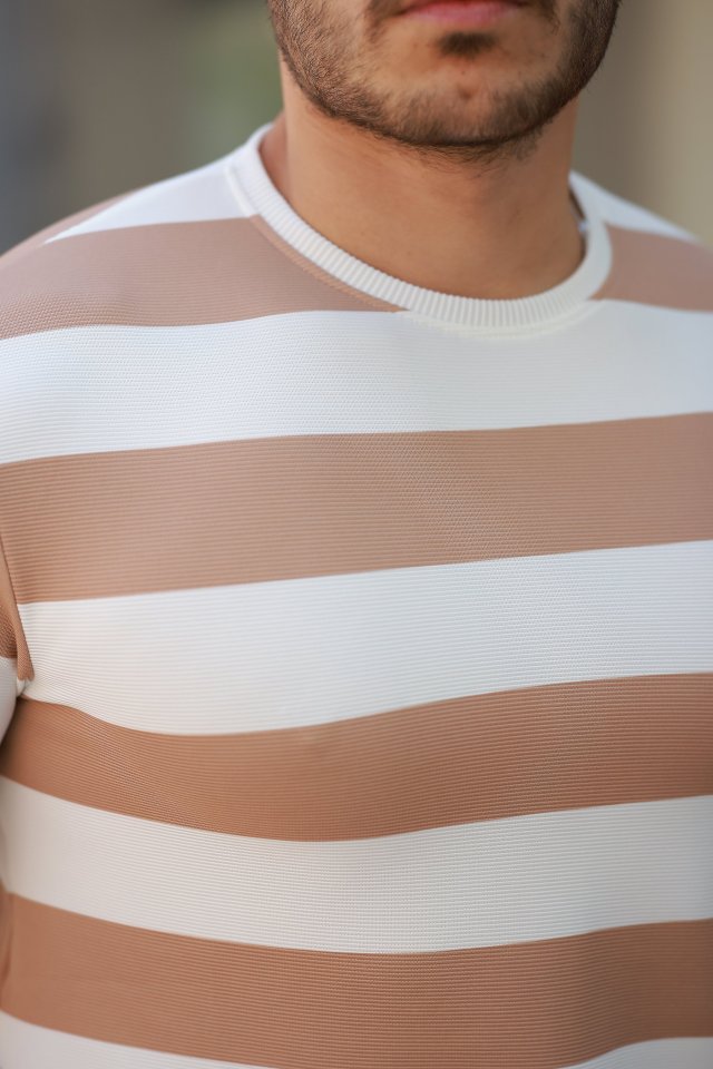 Erkek çift Renk Pamuklu örme Kumaş Kısa Kollu T-shirt