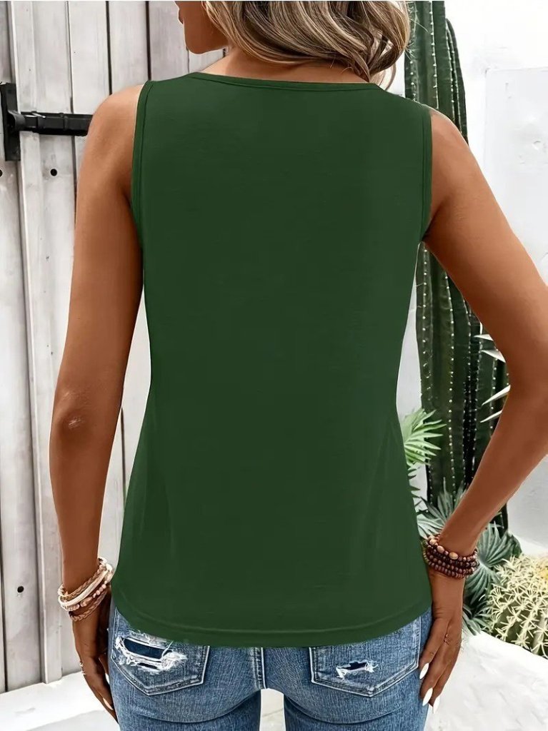 Kadın Askılı Yaka şerit Halka Detaylı Viskon Bluz