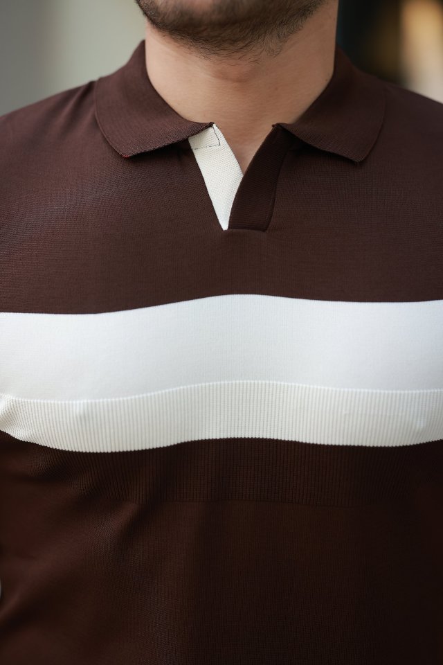 Erkek Yakalı Kısa Kollu Tişört