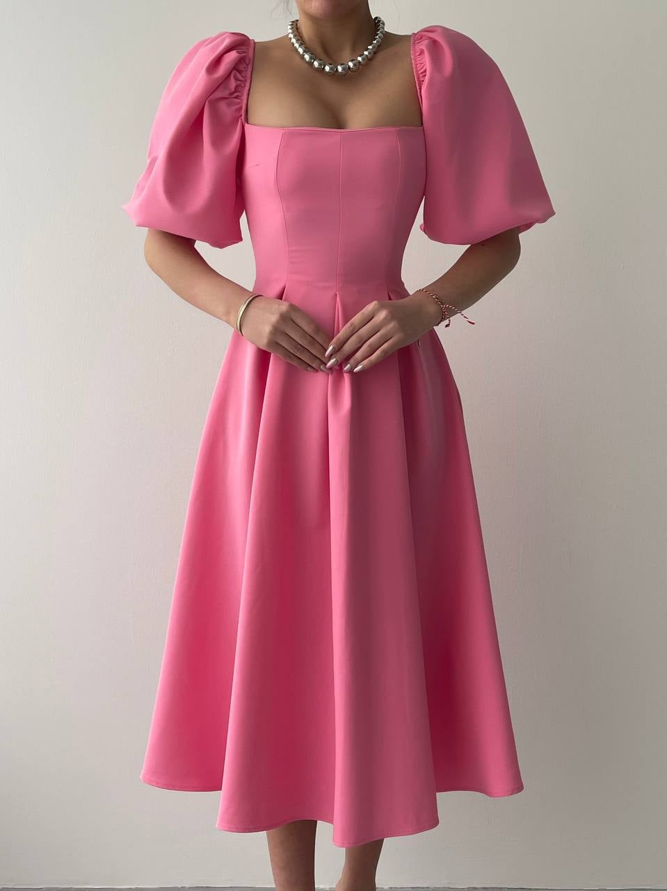 Benjamin Çan Etekli Midi Boy Elbise