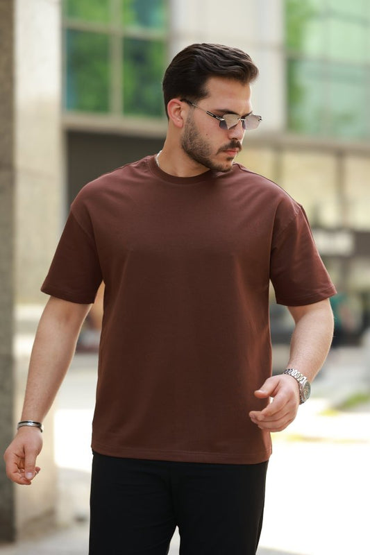 Erkek Kısa Kollu Basic Oversize Tshirt