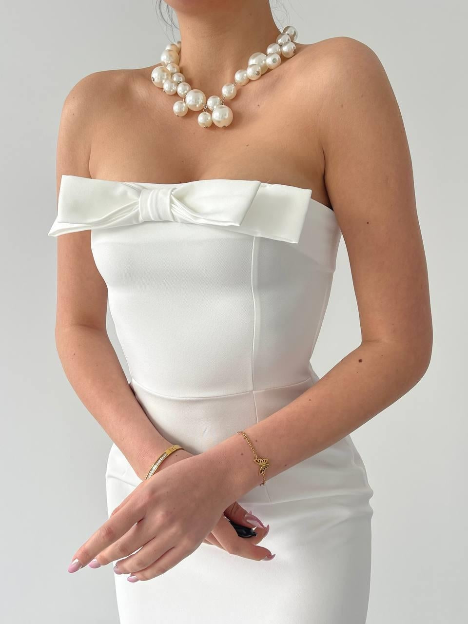 ÖNÜ KURDALELİ KAELM ELBİSE