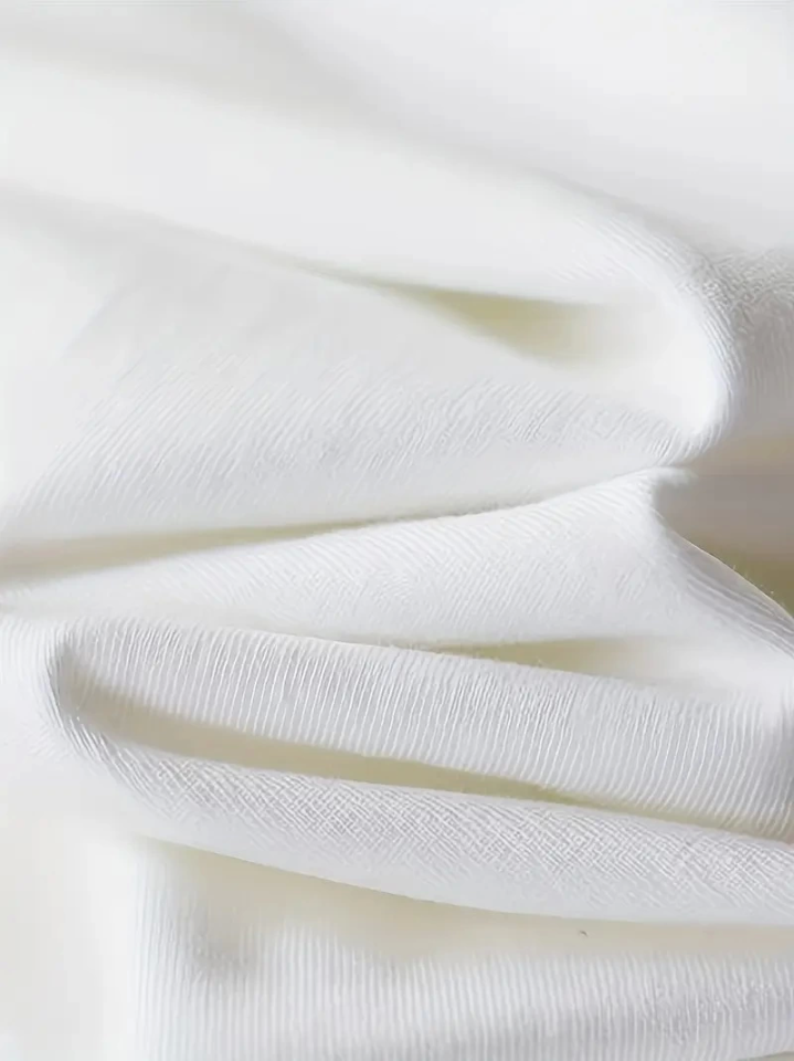 Geniş Kesim Pamuklu Tişört - GANDHI The Project Baskılı, Beyaz, Rahat Kesim, Kısa Kollu, Günlük Kıyafet, Her Gün Giyilebilecek Tişört- Beyaz