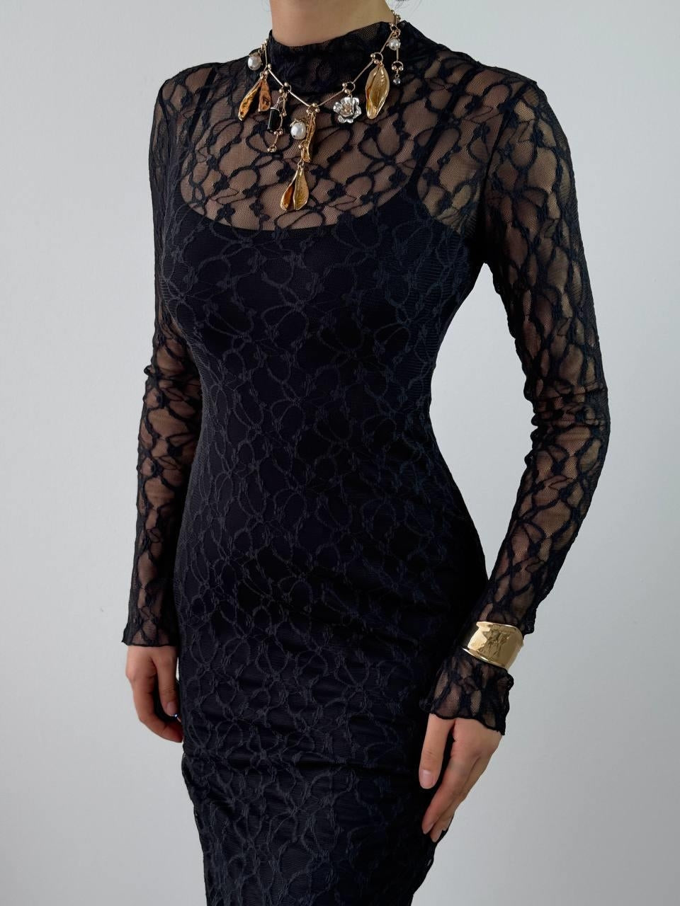 Vedo Çiçek Detaylı Elbise