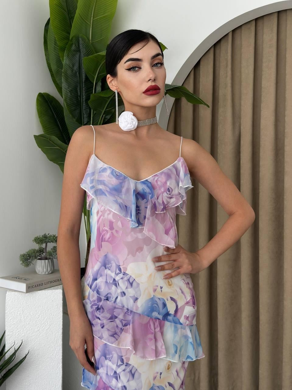 Pivara İp Askılı Elbise