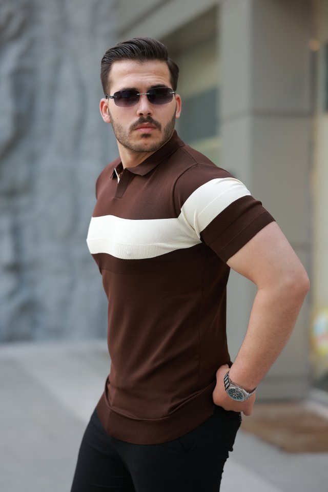 Erkek Yakalı Kısa Kollu Tişört