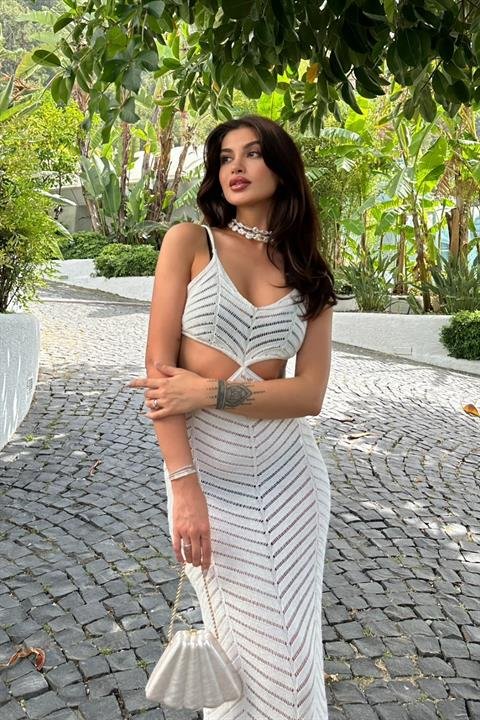 Kerry Sırt Dekolteli Cut Out Elbise 2776