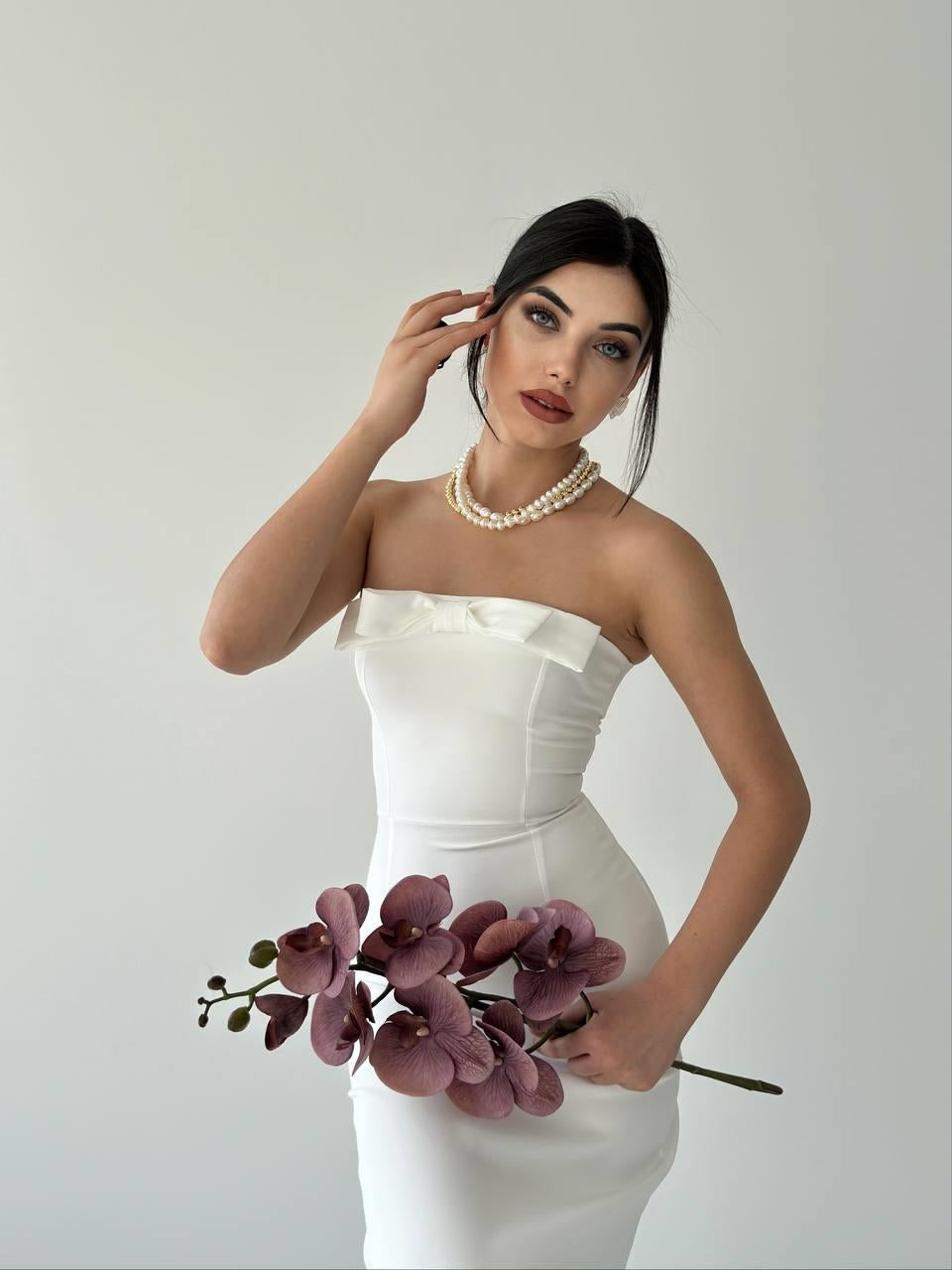 ÖNÜ KURDALELİ KAELM ELBİSE