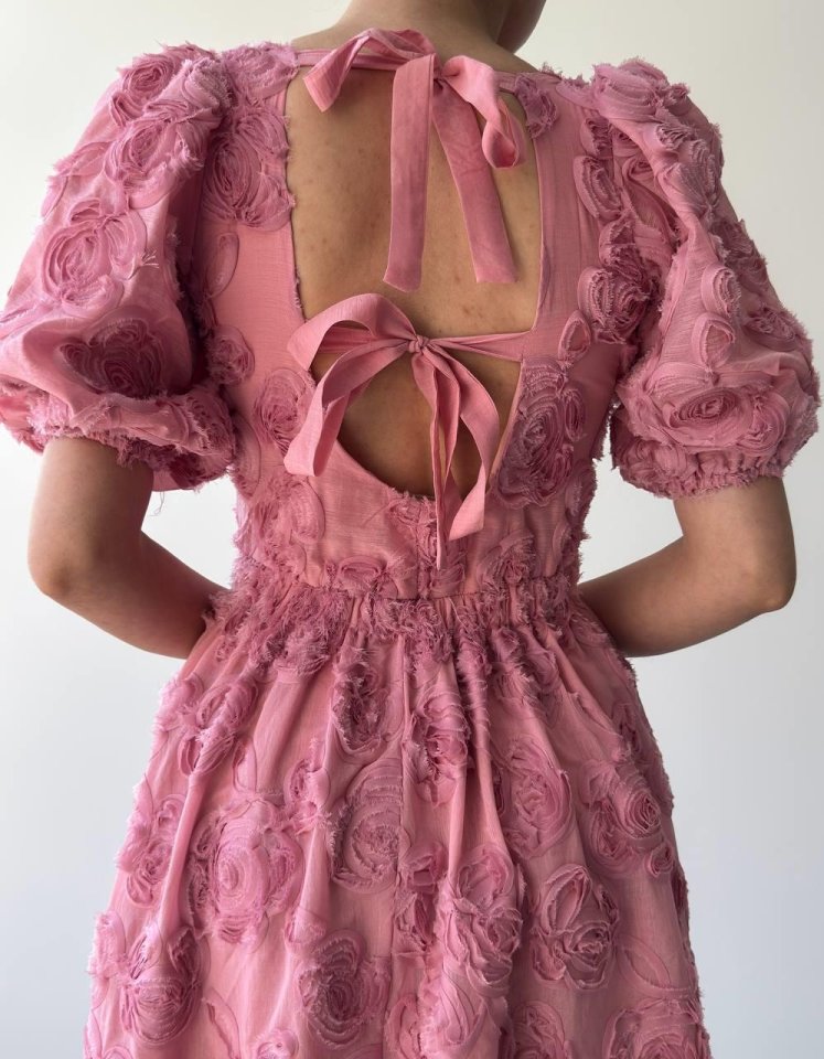 Wear Sırt Bağlama Detaylı Elbise