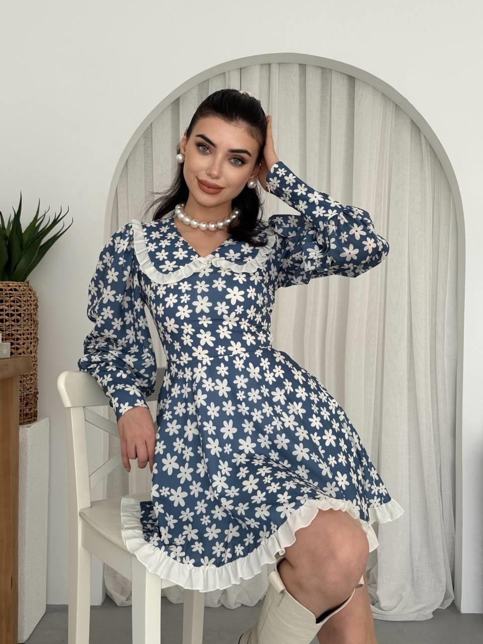 Vero Bebe Yaka Elbise