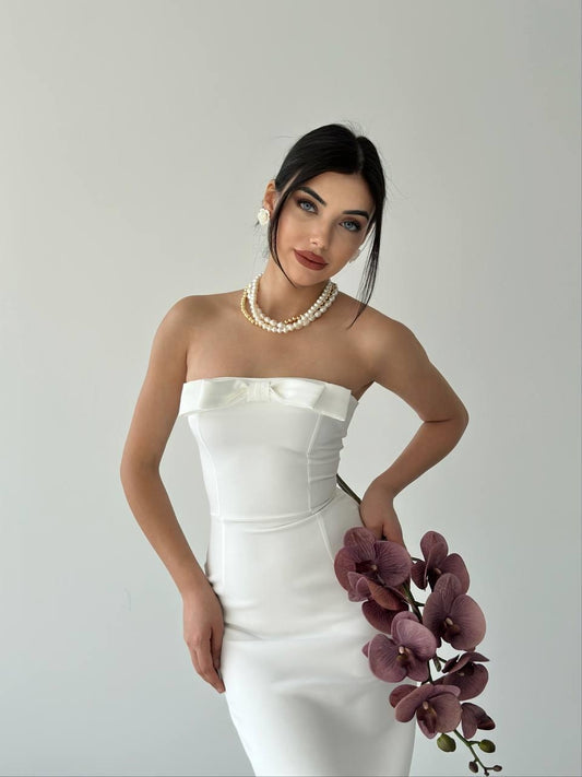 ÖNÜ KURDALELİ KAELM ELBİSE