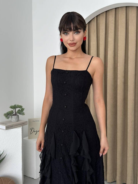 Tivoli İp Askılı Elbise